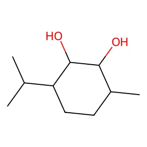 1,2-Cyclohexanediol, 3-methyl-6-(1-methylethyl)- structure