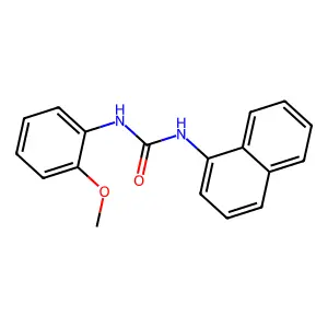 1-(2-methoxyphenyl)-3-naphthalen-1-ylurea structure