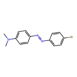 4-[(4-bromophenyl)diazenyl]-N,N-dimethylaniline structure