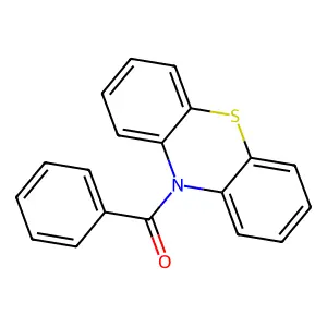 10-BENZOYL-10H-PHENOTHIAZINE structure