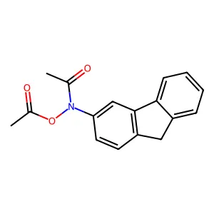N-Acetoxy-3-fluorenylacetamide structure