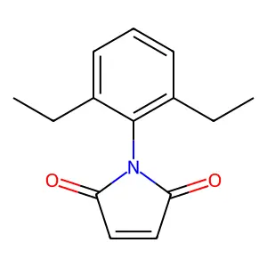 1-(2,6-diethylphenyl)pyrrole-2,5-dione structure