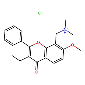Compound C21H24ClNO3 structure