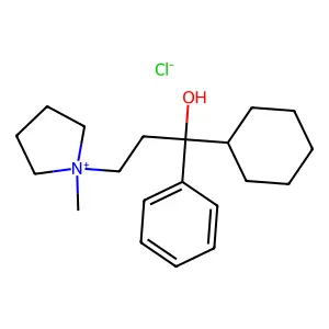 Tricyclamol Chloride structure