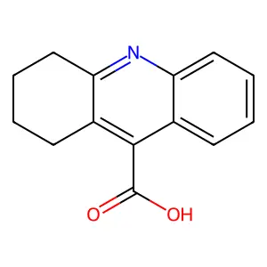 1,2,3,4-tetrahydroacridine-9-carboxylic acid structure