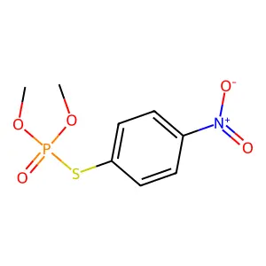 Methyl parathion S-isomer structure