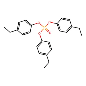 Tris(4-ethylphenyl) phosphate structure