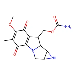 Demethoxymitomycin A structure