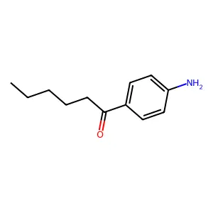1-(4-aminophenyl)hexan-1-one structure