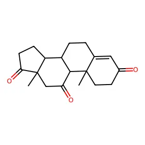 4-Androsten-3,11,17-trione structure
