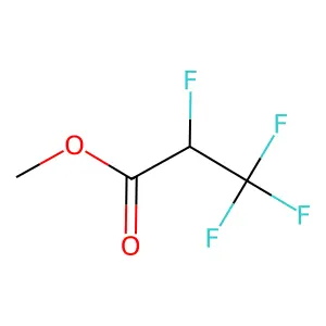 Methyl 2,3,3,3-tetrafluoropropionate structure