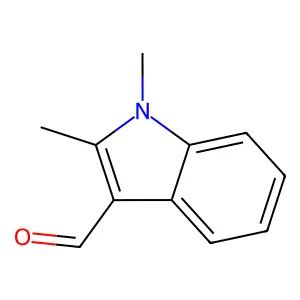 1,2-Dimethyl-1H-indole-3-carboxaldehyde structure