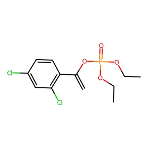 1-(2,4-dichlorophenyl)ethenyl diethyl phosphate structure