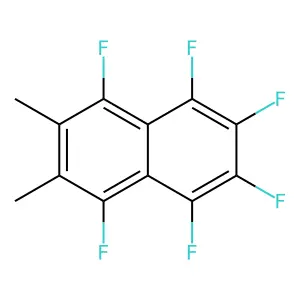 1,2,3,4,5,8-Hexafluoro-6,7-dimethylnaphthalene structure