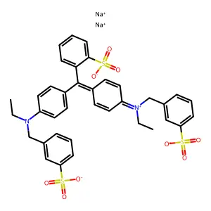 Brilliant Blue FCF structure