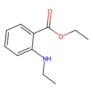 Ethyl 2-(ethylamino)benzoate structure