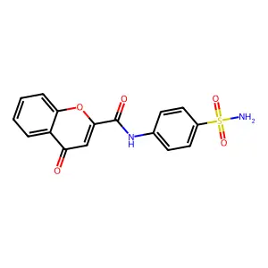Compound C16H12N2O5S structure