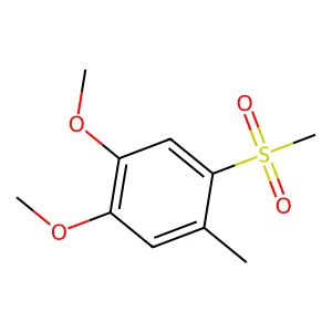 1,2-dimethoxy-4-methyl-5-methylsulfonylbenzene structure