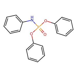 Diphenyl N-phenylphosphoramidate structure