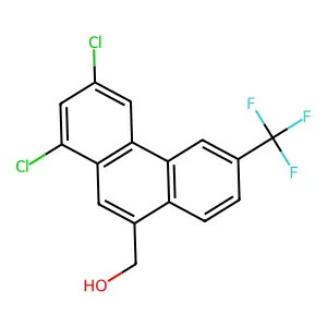 1,3-Dichloro-6-(trifluoromethyl)phenanthren-9-methanol structure
