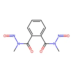 N,N'-Dimethyl-N,N'-dinitrosophthalamide structure