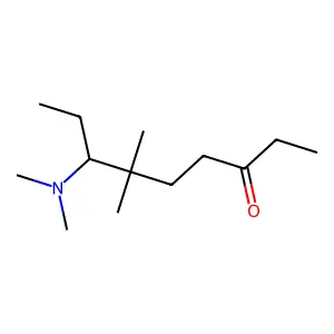 7-(dimethylamino)-6,6-dimethylnonan-3-one structure