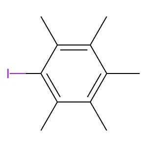 Pentamethyliodobenzene structure