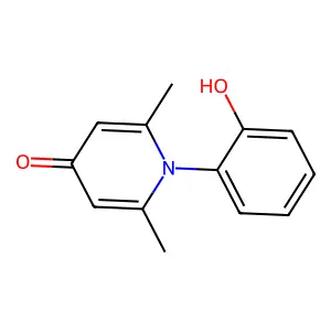 1-(2-hydroxyphenyl)-2,6-dimethylpyridin-4(1H)-one structure