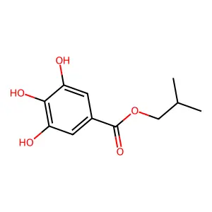 Isobutyl gallate structure