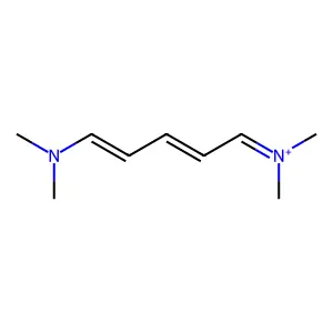 Methanaminium, N-[5-(dimethylamino)-2,4-pentadienylidene]-N-methyl- structure