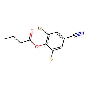 Bromoxynil butyrate structure
