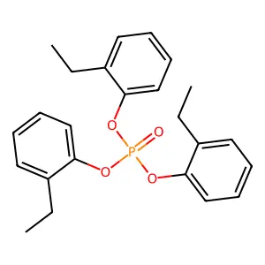 tris(2-ethylphenyl) phosphate structure