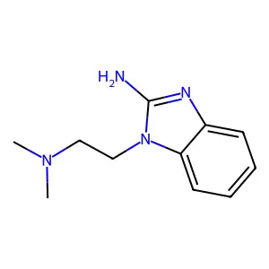 1-(2-Dimethylamino-ethyl)-1H-benzoimidazol-2-ylamine structure