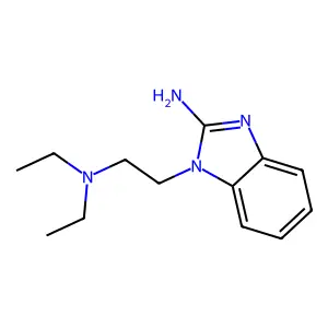 1-[2-(diethylamino)ethyl]-1h-1,3-benzodiazol-2-amine structure
