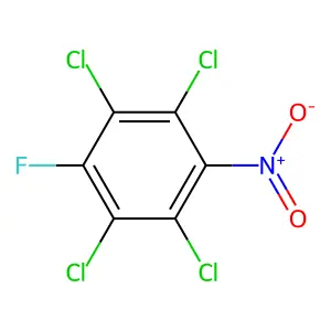 1,2,4,5-tetrachloro-3-fluoro-6-nitrobenzene structure
