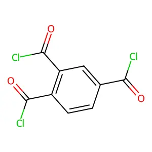 1,2,4-Benzenetricarbonyl trichloride structure