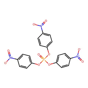 Tris(4-nitrophenyl) phosphate structure