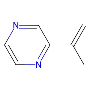 Isopropenylpyrazine structure