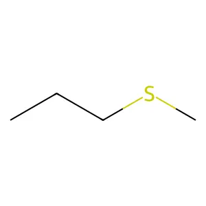 Methyl propyl sulfide structure