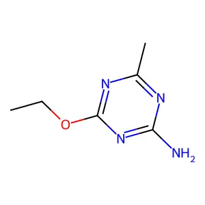 4-Ethoxy-6-methyl-1,3,5-triazin-2-amine structure