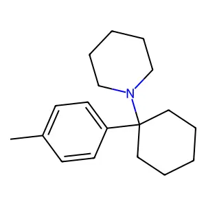 1-[1-(4-Methylphenyl)cyclohexyl]piperidine structure