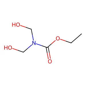 Ethyl N,N-bis(hydroxymethyl)carbamate structure