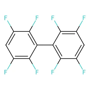 1,2,4,5-tetrafluoro-3-(2,3,5,6-tetrafluorophenyl)benzene structure
