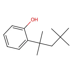 Phenol, 2-(1,1,3,3-tetramethylbutyl)- structure