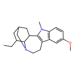 12-Methoxy-16-methylibogamine structure