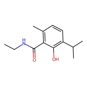 N-Ethyl-3-isopropyl-6-methylsalicylamide structure