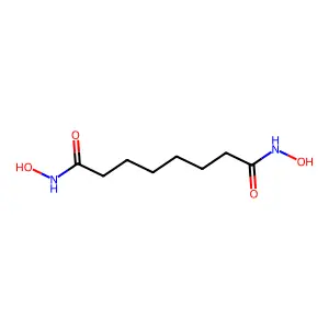 Suberohydroxamic acid structure