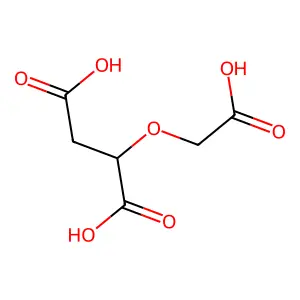 (Carboxymethoxy)succinic acid structure