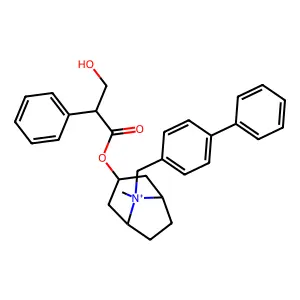 Compound C30H34NO3+ structure