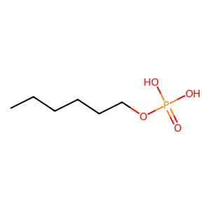 Hexyl dihydrogen phosphate structure